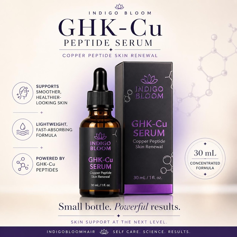 Lightweight Copper Peptide Serum: Hydrating Skin Support, Barrier Care, Glow image 1