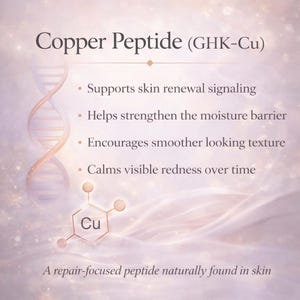 Copper Peptide Face Serum | GHK-Cu Anti-Aging, Collagen Renewal Hydrating Lightweight image 5