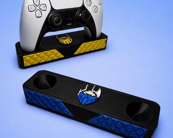 Scorpion & Sub-Zero PS5 Controller Stand | Mortal Kombat Inspired DualSense Holder | PS5 Gaming Desk Setup | Gamer Gift
