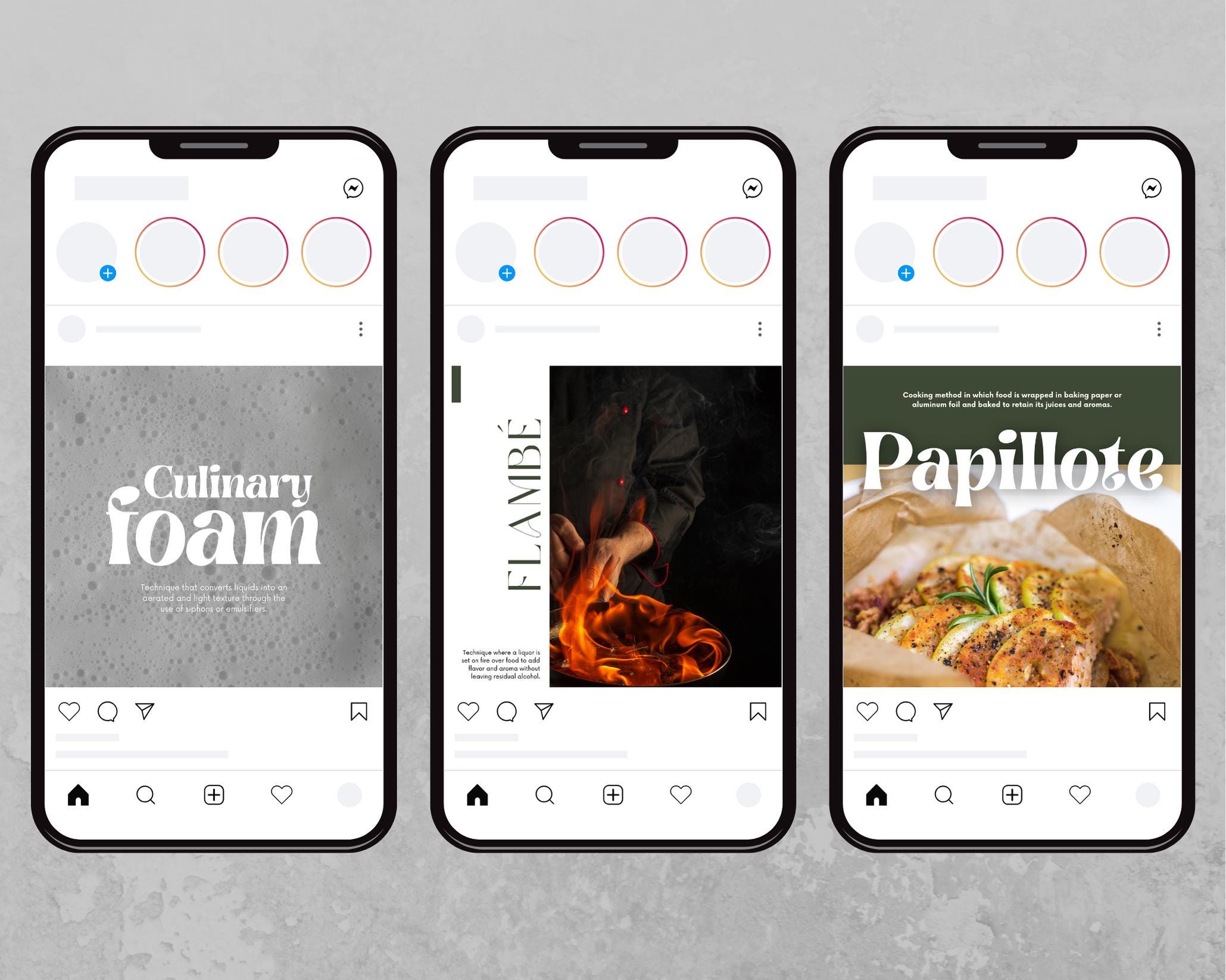 230 Restaurant Instagram Post Templates, Red Food Theme, Canva (digital ...