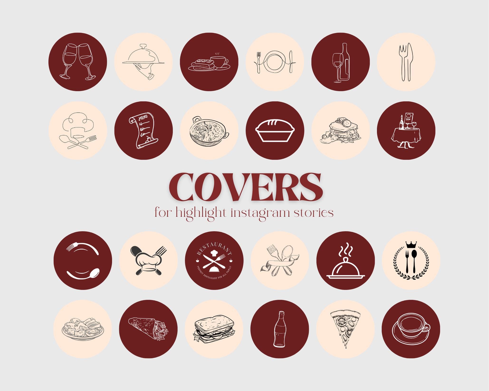230 Restaurant Instagram Post Templates, Canva Editable (230) - Etsy
