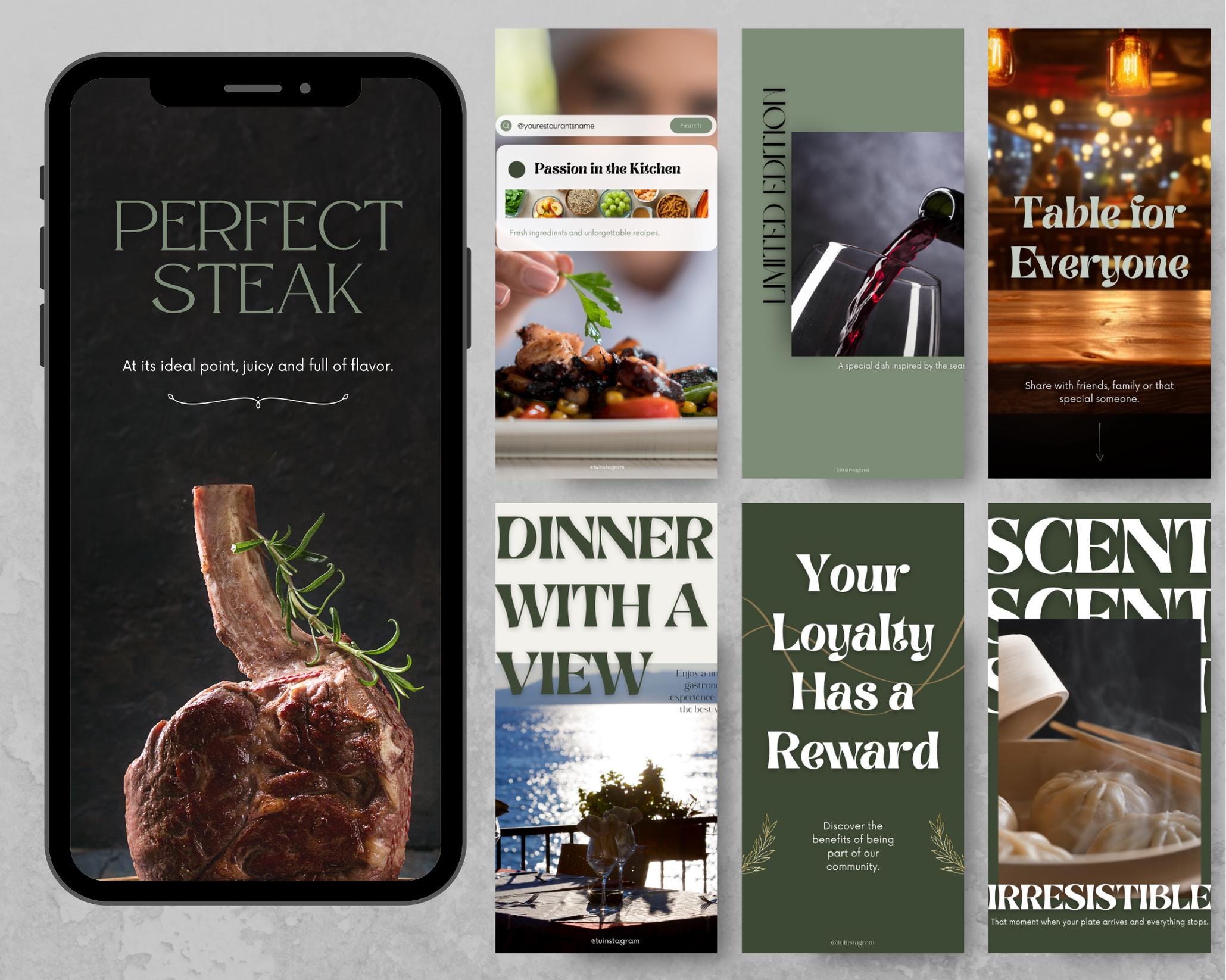 230 Restaurant Instagram Post Templates, Canva Social Media Marketing ...