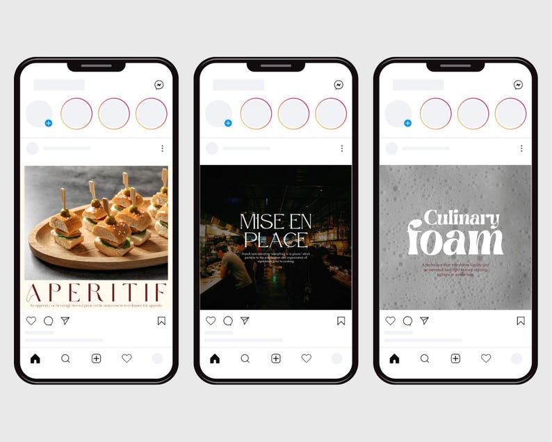 230 Restaurant Instagram Post Templates, Canva Editable (230) - Etsy