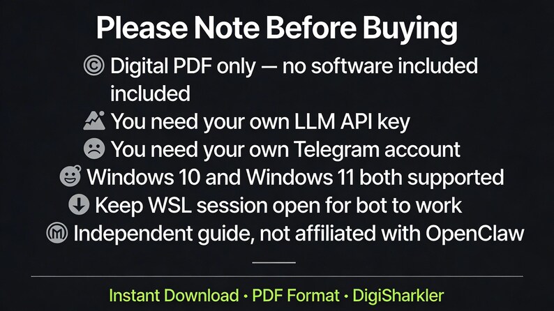 OpenClaw Windows Installation Setup Guide, Telegram Bot, Web Search Tutorial, PDF Download image 5