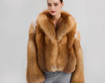 VTG 80s Saga Fox Silver Label Fur Jacket - Etsy