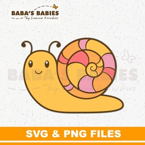Süße kleine Schnecke SVG | Niedliche Schnecke PNG | Süße Schnecke Clipart | Süße Schnecke SVG | Kawaii Schnecke svg | Schnecke | Sofortdownload | svg