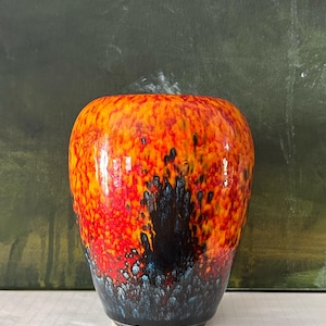 Vintage Poole Pottery Ceramic Vase- possibly Alan White Master Potter