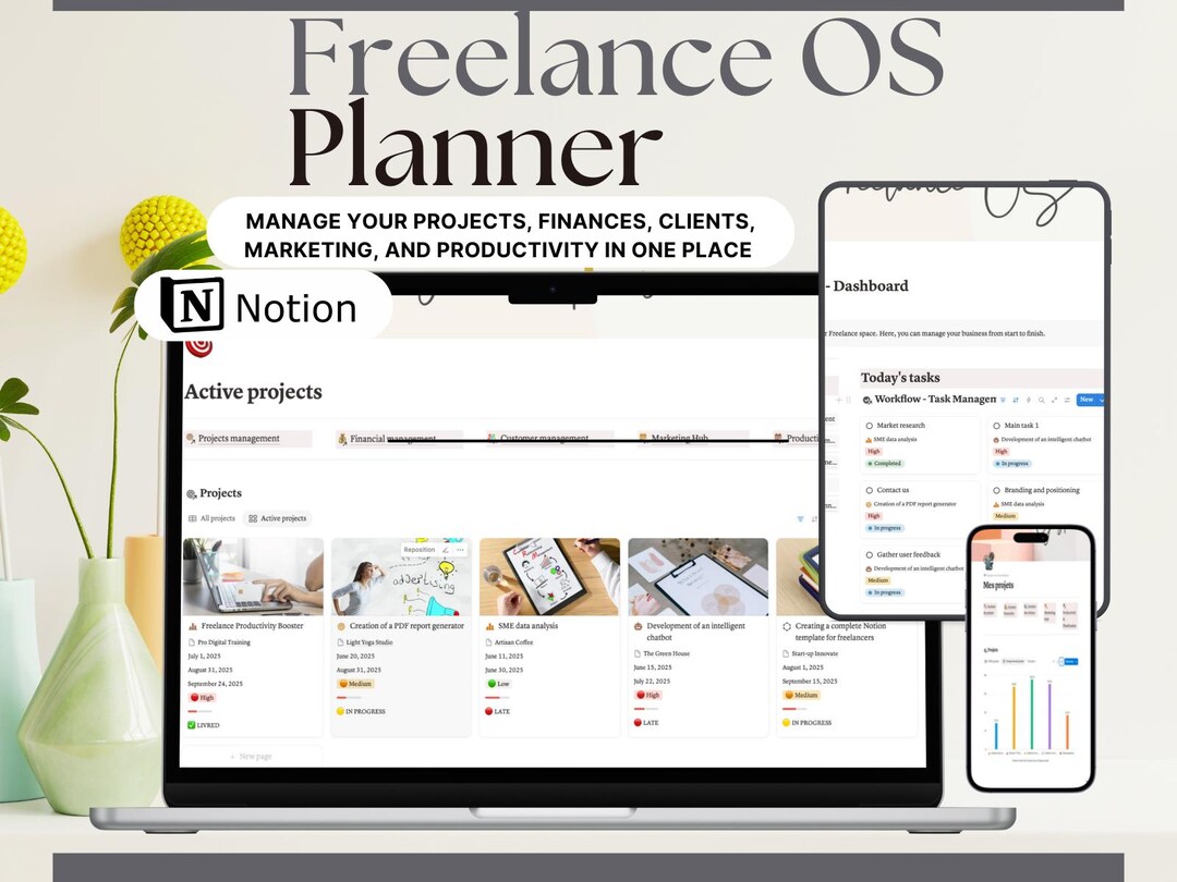 Freelance OS Notion Template – All-in-one Business Hub for Creatives ...