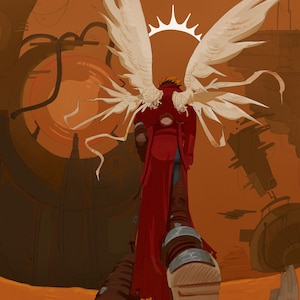 Planet gunsmoke Vash wall print