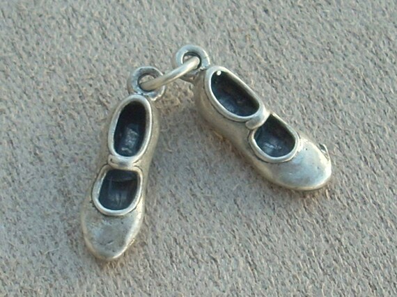 Tap Shoes Charm Dancing Sterling Silver Tap Shoes Charm Dancing Sterling Silver