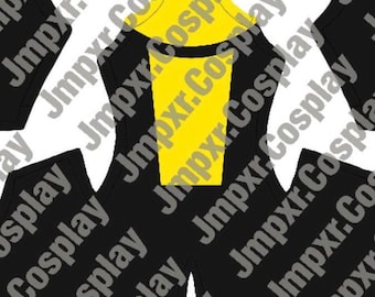 Invincible War Sinister Invincible Black and Yellow Suit Pattern