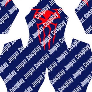 Comic 2099 Spider-Man Digital Suit Pattern