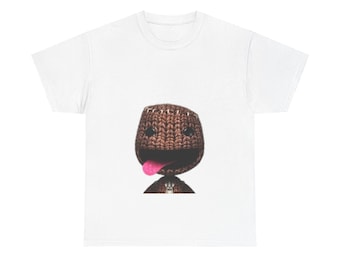 Funny Sackboy Graphic Tee: Little Big Planet Unisex Shirt