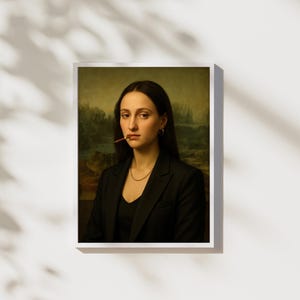 Mona Lisa Reimagined: 21st Century Icon Poster