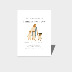 Invito al programma della Primaria. Vieni e seguitami. Programma della Primaria di Rione. Presentazione della Primaria per la Riunione Sacramentale.