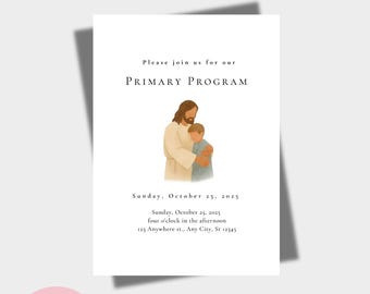 Primary Program Flyer.  Primary Program Invite. Ward Primary Program. Primary Presentation.Primary Script. Lds Primary Presentation.