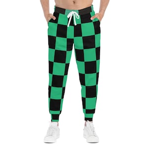 Demon Slayer Tanjiro Kamado Inspired Pajama Pants, Anime Sleepwear, Cosplay Lounge Bottoms, Japanese Manga Nightwear, Otaku Gift