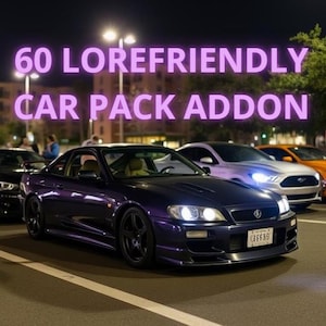 FiveM | 60 Car Pack Lore-Friendly | Car | Car accessories | High Quality | AddOn | Role-playing game l Highly optimised l Modified