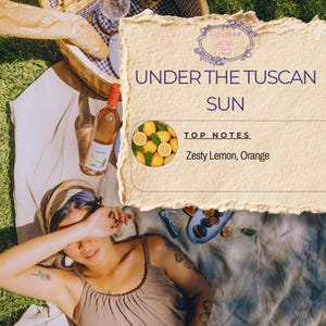 Under the Tuscan Sun Perfume Oil Roll On Perfect Summer Scent  | Phthalate-Free Clean Perfume Blend | Alcohol-Free ***