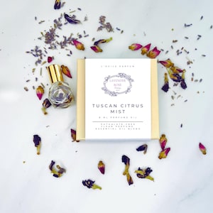 Tuscan Citrus Mist Perfume Roll On | Marine Accord | Bright | Citrus | White Fig Musk  Phthalate-Free Perfume Oil | Alcohol-Free by
