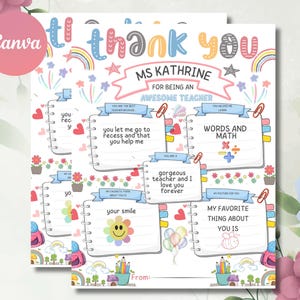 Teacher Appreciation Gift: Printable Coloring Page (Digital Download for Kids)