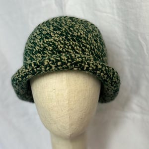 Wool alpaca crochet bucket hat