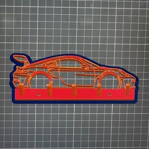 Porsche 911 Wall Key Hooks