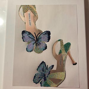 Sandales Manolo Blahnik BUTTERBY En Cuir Bleu Pervenche - Pointure 38.5 - Neuves Avec Boîte