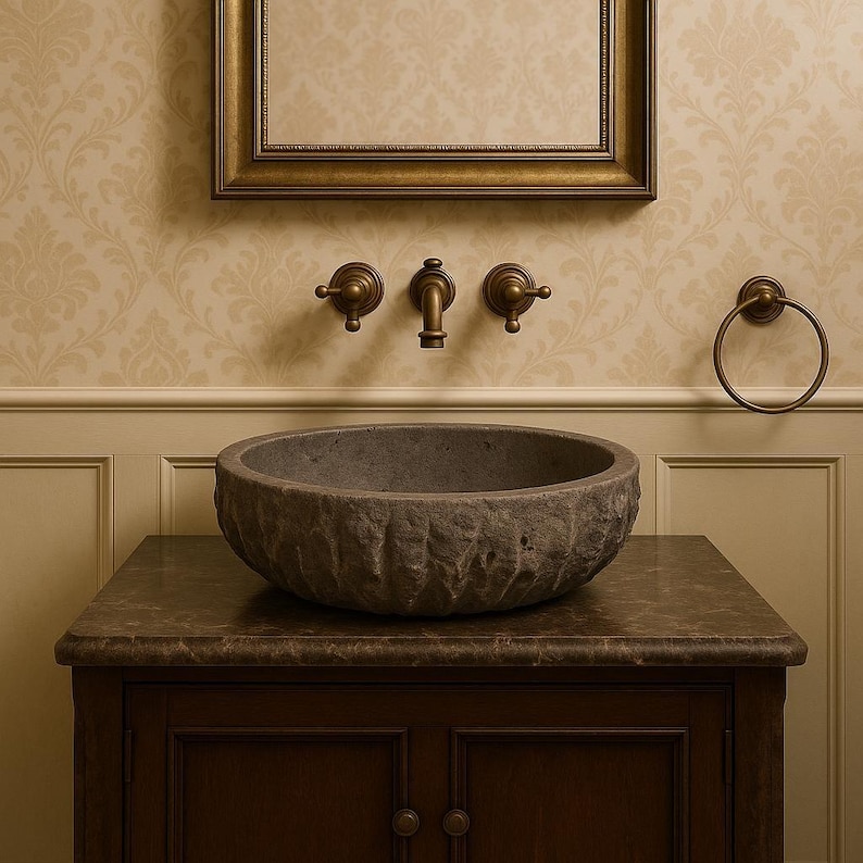 Vessel Sinks: Reviving Luxury in Modern Bathrooms - Home & Texture - Combination Of Textured Vessel Sinks