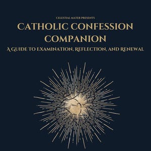 Catholic Confession Companion | Instant Download | Printable Journal for Examination of Conscience and Sacrament Prep