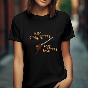 Spaghetti Shirt, lustiges Essen Shirt, Feinschmecker T-Shirt, Essen Humor, lustiges Sprichwort T-Shirt, dummes T-Shirt, Retro Grafik T-Shirt, Vintage Ästhetik