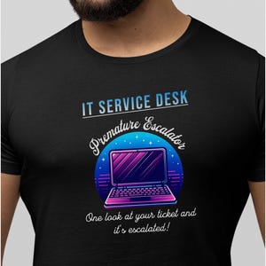 Funny IT Service Management Shirt | Managed IT Support Tee | IT Project Manager Gift | Operations & Risk Management Humor