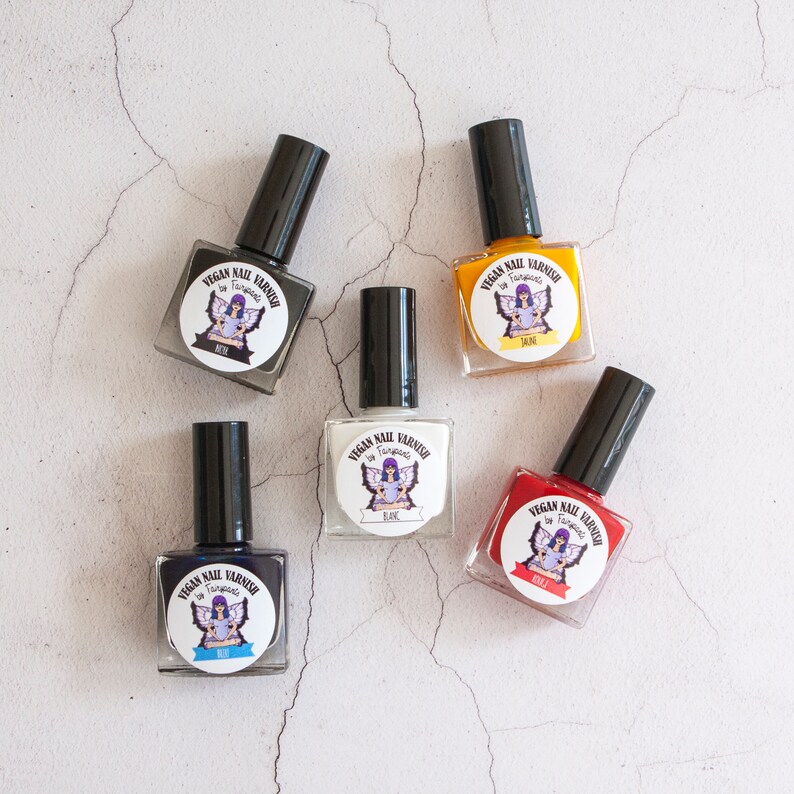 Black Nail Varnish Gel Cruelty Free 5 Free Nail Polish Etsy UK