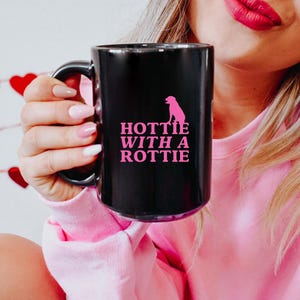 Rottweiler Dog Mom Ceramic Coffee Cup (11 & 15 Oz)