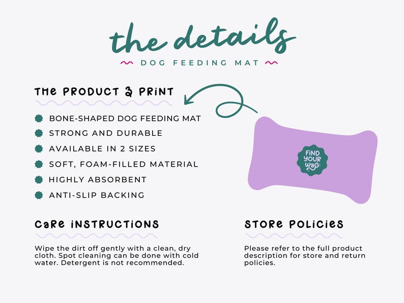 Dog Feeding Mat Product Details