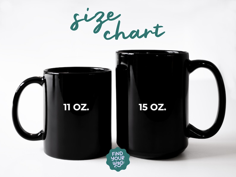 Ceramic Coffee Mugs in 11 Oz and 15 Oz