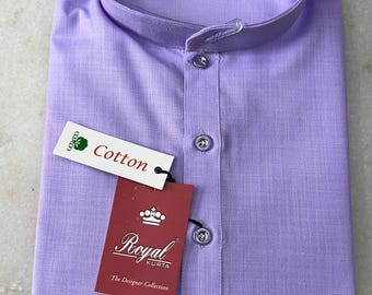 Organic Cotton Purple Kurta | 100% Cotton Outfit | Kurta for Haldi and Mehndi Function | Kurta for Yoga | Party Wear Kurta Pyjama