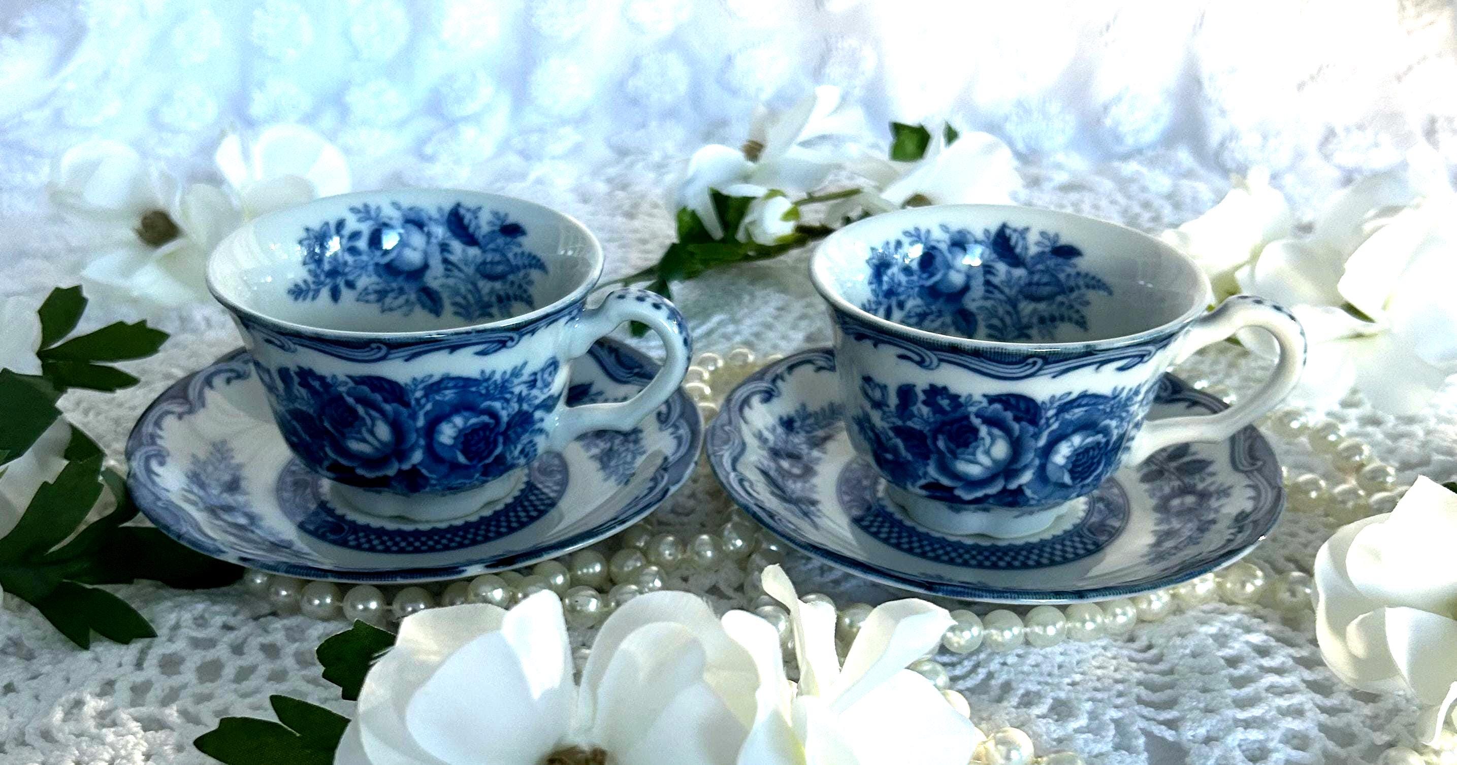 Antique Blue China - Etsy