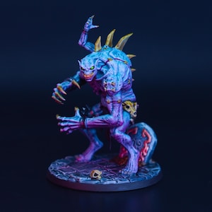 Ghoul Abomination | Painted Miniature for DnD | Enemy Brute - Mini Boss - Large | Hulking Ghoul Ghast Monster | Minis for Dungeon Masters