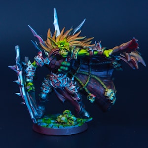 Great-Goblin General | Painted Miniature for DnD |  Enemy Leader - Medium | Goblin or Hobgoblin Warrior | Minis for Dungeon Masters