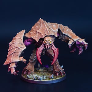 Umber Hulk | Painted Miniature for DnD | Enemy Boss - Large | Insect Bug Monstrosity Mini | Tabletop RPG Minis for Dungeon Masters