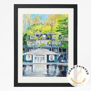 Home portrait, house painting, housewarming gift, our first home sign, home sweet home sign, watercolor home, house portrait, realtor gift