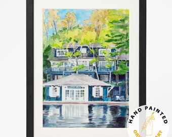 Home portrait, house painting, housewarming gift, our first home sign, home sweet home sign, watercolor home, house portrait, realtor gift