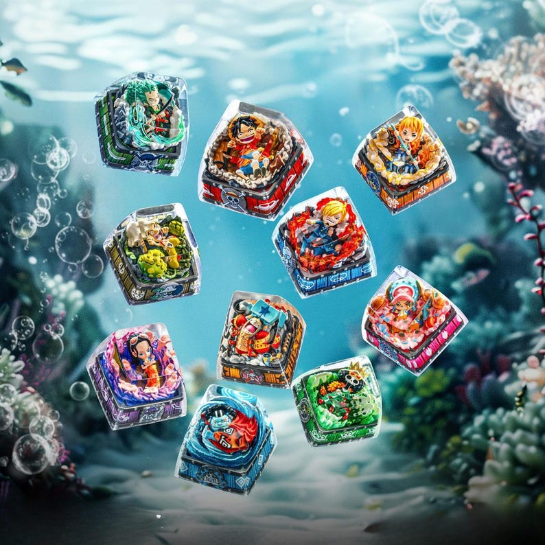 One Piece Artisan Resin Keycap - Collection 2 - Dwarf Factory SA R1 Profile image 2