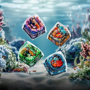 One Piece Artisan Resin Keycap - Collection 2 - Dwarf Factory SA R1 Profile