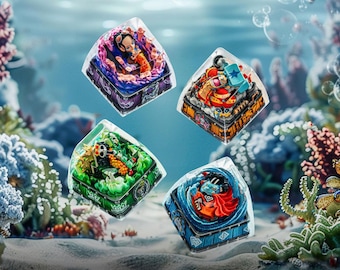 One Piece Artisan Resin Keycap - Collection 2 - Dwarf Factory SA R1 Profile