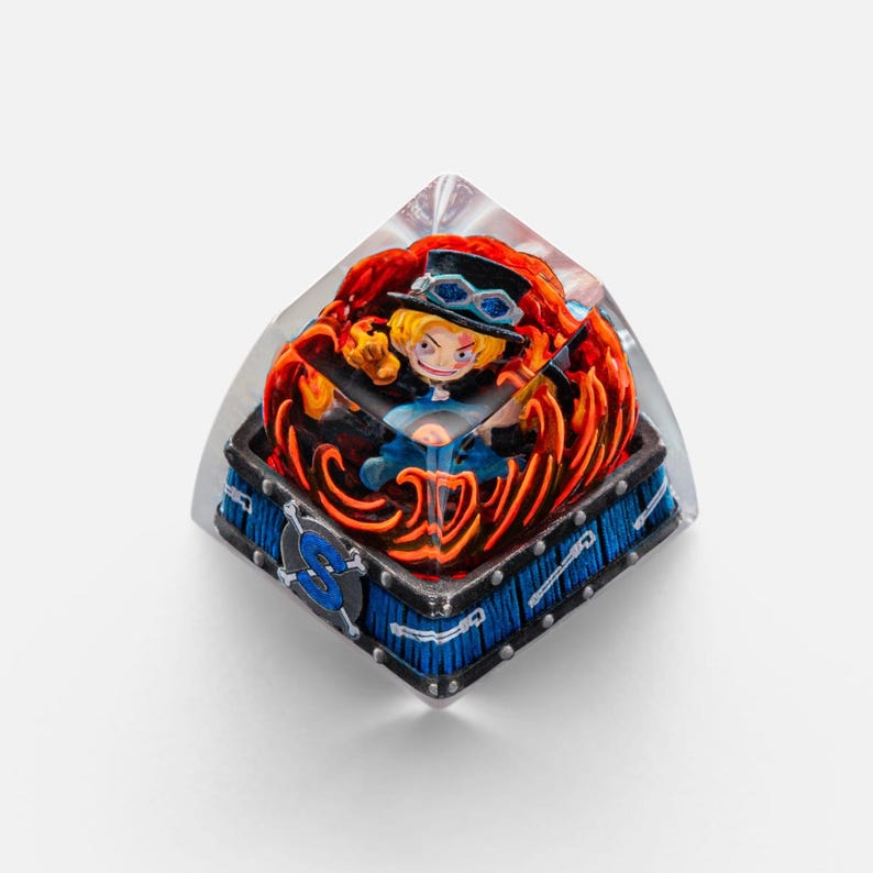 One Piece Artisan Resin Keycap - Collection 2 - Dwarf Factory SA R1 Profile Sabo