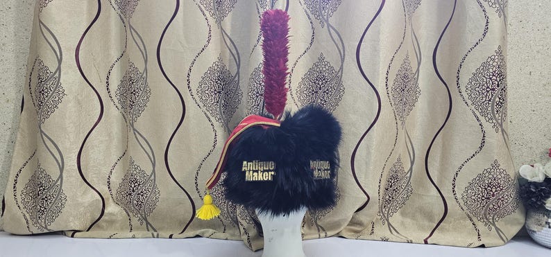 French Hussars Colback Hat Busby Hat (long Hair Skin) - Etsy