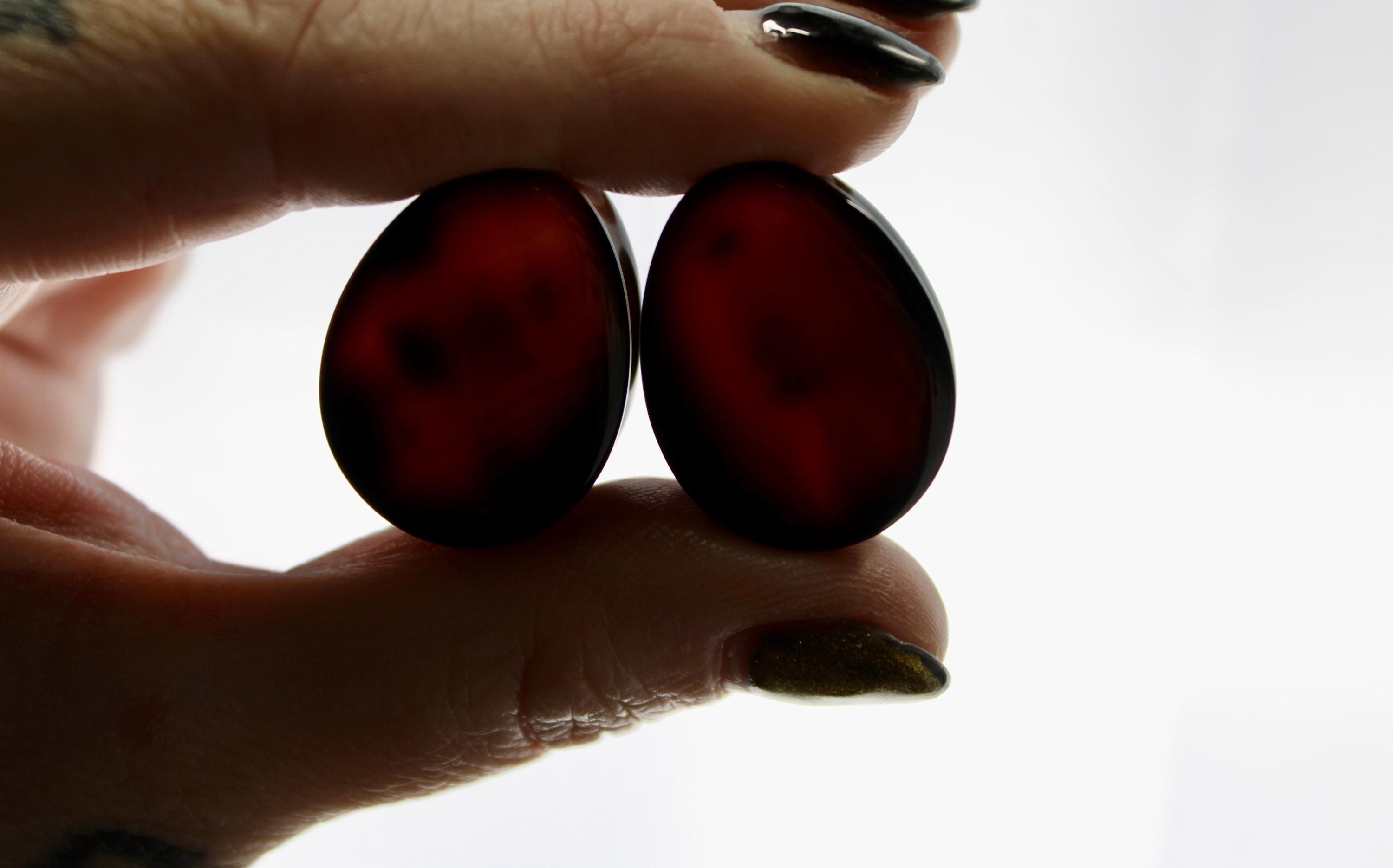 Smoky Black Tortoise Shell Look Agate Teardrop Plugs 6mm-25mm - Etsy