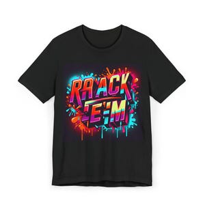 Rack&#39;em! Pool Player T-Shirt - Cool Billiards Tee for Fun Times, Pool Hall Apparel, Cue Sports Gift, Pool Player Tee Shirt